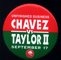 CHAVEZ, JULIO CESAR-MELRICK TAYLOR II SOUVENIR PIN (1994)