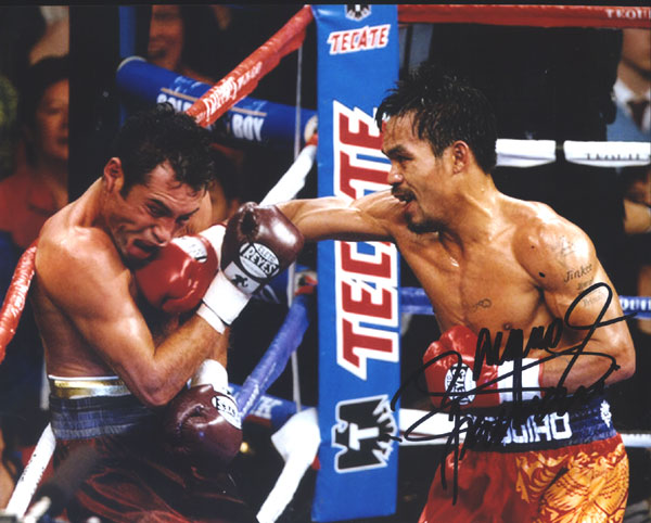 PACQUIAO, MANNY SIGNED PHOTO