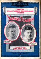 TUNNEY, GENE-TOM HEENEY OFFICIAL PROGRAM (1928)