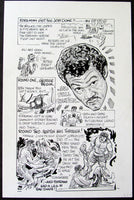 FOREMAN, GEORGE-KEN NORTON ORIGINAL CARTOON ART (BY PHIL BISSELL-1974)