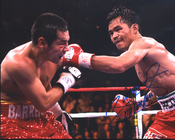 PACQUIAO, MANNY SIGNED PHOTO