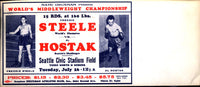 HOSTAK, AL-FREDDIE STEELE MAILING ENVELOPE (1938)