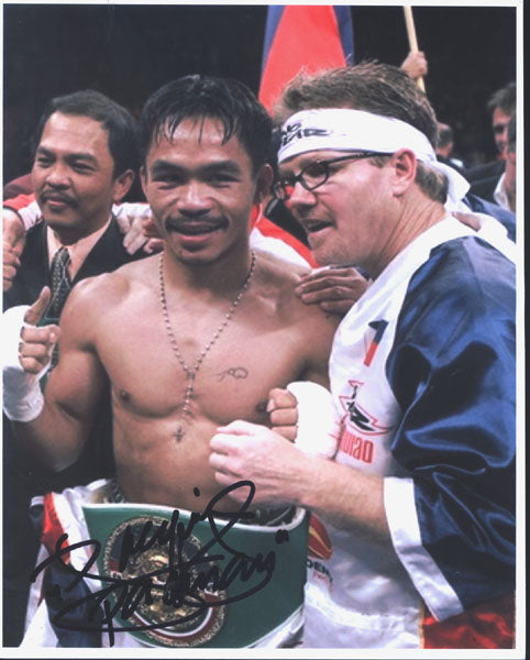 PACQUIAO, MANNY SIGNED PHOTO