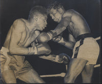 ROBINSON, SUGAR RAY-HOLLY MIMS ORIGINAL WIRE PHOTO (1951-9TH ROUND)