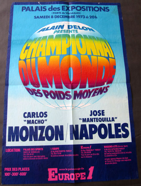 MONZON, CARLOS-JOSE NAPOLES I ON SITE POSTER (1974)
