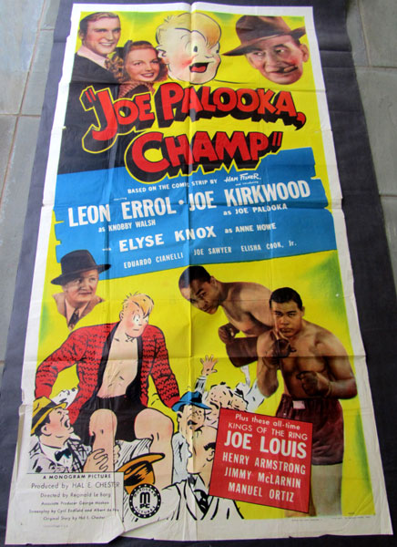 JOE PALOOKA CHAMP ORIGINAL POSTER (RARE 3SHEET VERSION-1946)