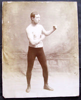 MCFADDEN, GEORGE "ELBOWS" LARGE FORMAT ANTIQUE PHOTOGRAPH