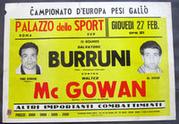 BURRUNI, SALVATORE-WALTER MCGOWAN ON SITE POSTER (1964)