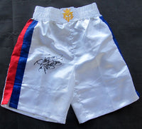PACQUIAO, MANNY SIGNED BOXING TRUNKS