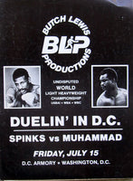 SPINKS, MICHAEL-EDDIE MUSTAFA MUHAMMAD ORIGINAL PRESS KIT (1983)