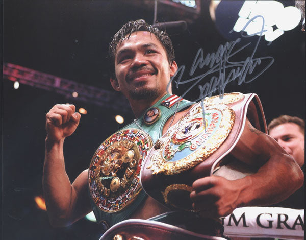 PACQUIAO, MANNY SIGNED PHOTO