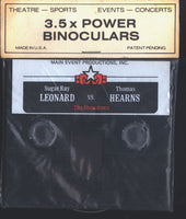 LEONARD, SUGAR RAY-THOMAS HEARNS I SOUVENIR BINOCULARS (1981)