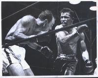 ROBINSON, SUGAR RAY-STEVE BELLOISE ORIGINAL WIRE PHOTO (1949)