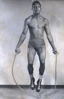 ROBINSON, SUGAR RAY ORIGINAL TRAINING WIRE PHOTO (1947)