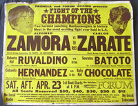 ZARATE, CARLOS-ALPHONSO ZAMORA ON SITE POSTER (1977)