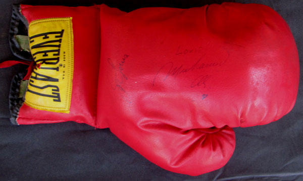 Brown Bomber's Gloves, Boxing gloves belonging to Joe Louis…