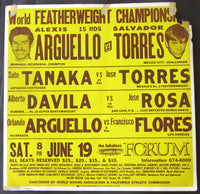 ARGUELLO, ALEXIS-SALVADOR TORRES ON SITE POSTER (1976)