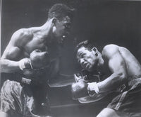 ROBINSON, SUGAR RAY-TOMMY BELL ORIGINAL WIRE PHOTO (1946-6TH ROUND)