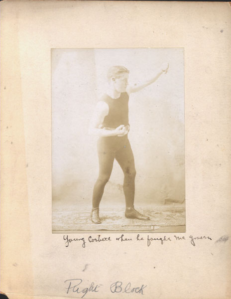 CORBETT II, YOUNG ORIGINAL ANTIQUE PHOTO (CIRCA 1901)