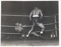 ROSS, BARNEY-CEFERINO GARCIA ORIGINAL WIRE PHOTO (1935-1ST ROUND)