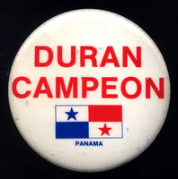 DURAN, ROBERTO RARE CAMPEON PIN (BENITEZ FIGHT-1982)