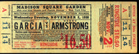 ARMSTRONG, HENRY-CEFERINO GARCIA OFFICIAL FULL TICKET (1938-PSA/DNA VG-EX 4)