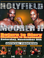 HOLYFIELD, EVANDER-MICHAEL MOORER II OFFICIAL PROGRAM (1997)