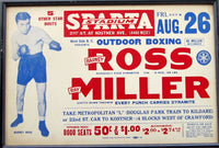 ROSS, BARNEY-RAY MILLER ORIGINAL ON SITE POSTER (1932)