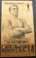 MATTHEWS, MATTY STONE LITHOGRAPHIC POSTER (1900)