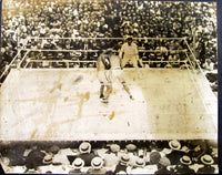 DEMPSEY, JACK-GEORGES CARPENTIER ORIGINAL LARGE FORMAT ANTIQUE PHOTOGRAPH (1921)