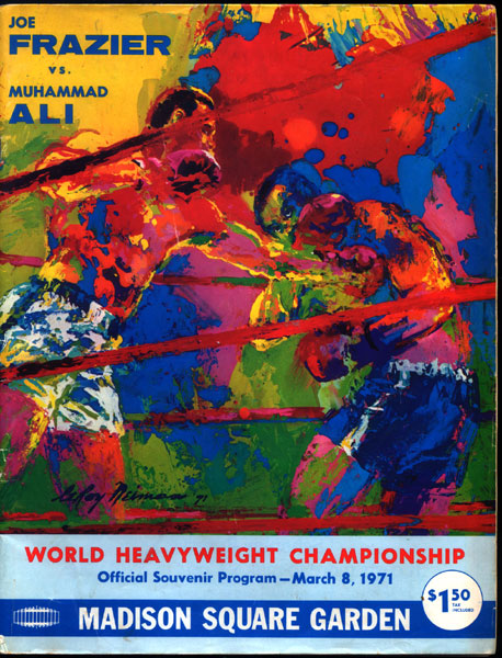 ALI, MUHAMMAD-JOE FRAZIER I OFFICIAL PROGRAM (1971)