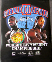 LEWIS, LENNOX-HASIM RAHMAN II ON SITE POSTER (2001)