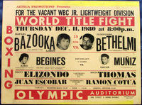 LIMON, RAFAEL "BAZOOKA"-ILDEFONSO BETHELMI ON SITE POSTER (1980)
