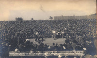 NELSON, BATTLING-FIGHTING DICK HYLAND ORIGINAL ANTIQUE PHOTO (1909-END OF FIGHT)