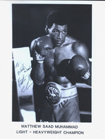 MUHAMMAD, MATTHEW SAAD SIGNED PHOTO