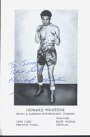 WINSTONE, HOWARD SIGNED PHOTO