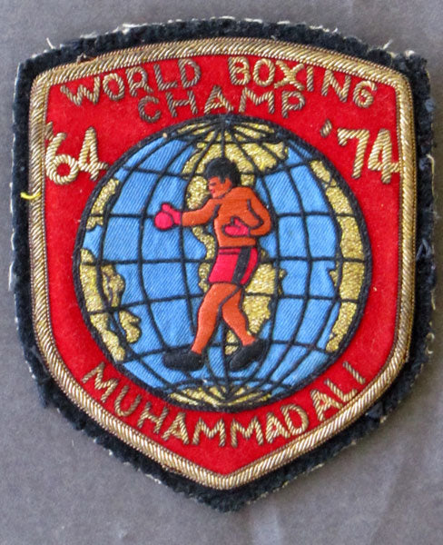 ALI, MUHAMMAD WORLD BOXING CHAMP PATCH (1974)