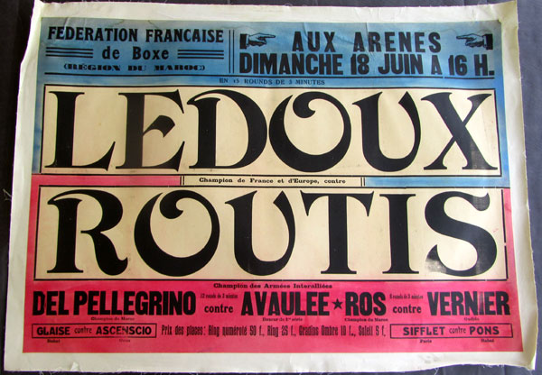 ROUTIS, ANDRE-CHARLES LEDOUX ON SITE POSTER (1922)