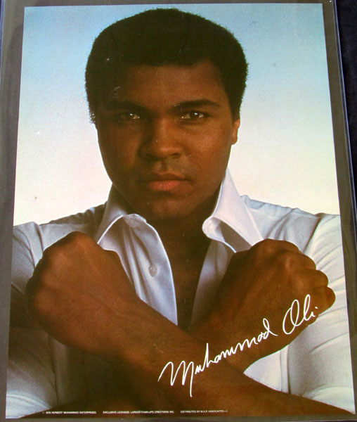 ALI, MUHAMMAD ORIGINAL PROMOTIONAL POSTER (1978)