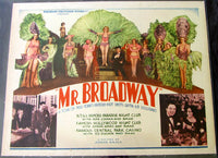 DEMPSEY, JACK IN MR. BROADWAY ORIGINAL FILM POSTER (1933)
