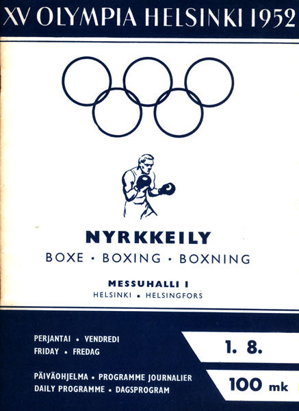 PATTERSON, FLOYD & INGEMAR JOHANSSON OLYMPIC BOXING PROGRAM (1952)
