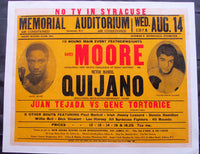 MOORE, DAVEY-VICTOR QUIJANO ON SITE POSTER (1957)