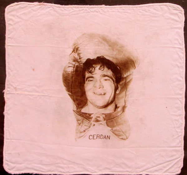 CERDAN, MARCEL SOUVENIR SILK (1940'S)