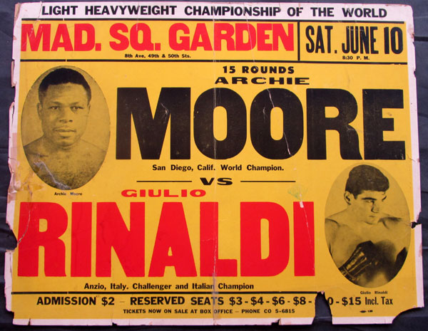 MOORE, ARCHIE-GIULIO RINALDI ON SITE POSTER (1961)