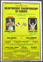 LEWIS, LENNOX-MAURICE CHANET ON SITE POSTER (1990)
