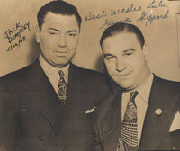 SHEPPARD, GEORGE SIGNED PHOTO (BOXING MANAGER WITH DEMPSEY)