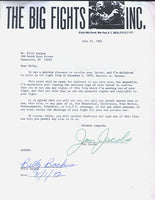 BACKUS, BILLY SIGNED LETTER AGREEMENT (1982)