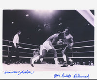 JOHNSON, MARVIN & EDDIE MUSTAFA MUHAMMAD SIGNED PHOTO