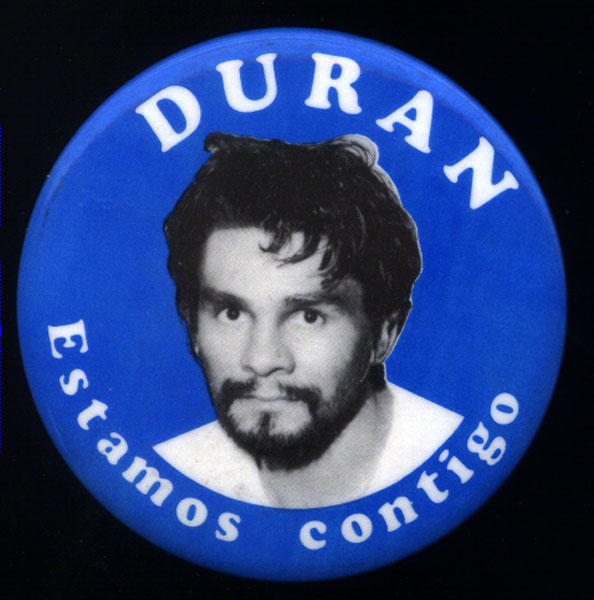 DURAN, ROBERTO SOUVENIR PIN (1980'S)