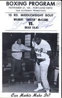 MATHIS, BUSTER-SONNY ANDREWS SIGNED OFFICIAL PROGRAM (1966)